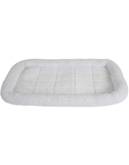 Precision Pet SnooZZy Pet Bed Original Bumper Bed - White - Medium (29"L X 18"W)
