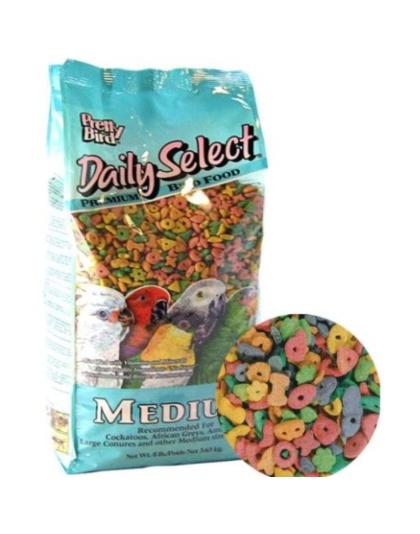 Pretty Bird Daily Select Premium Bird Food - Medium - 8 lbs