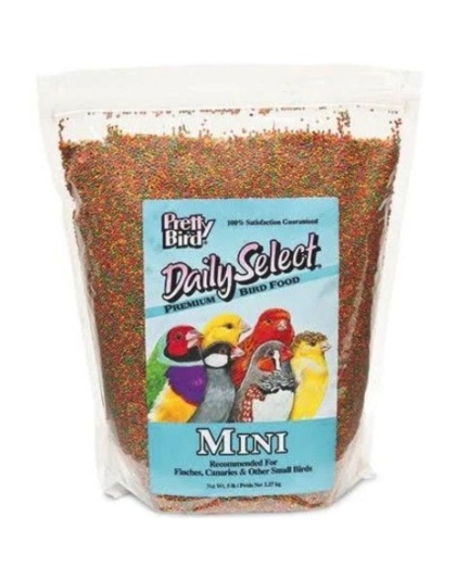 Pretty Bird Daily Select Premium Bird Food - Mini - 5 lbs