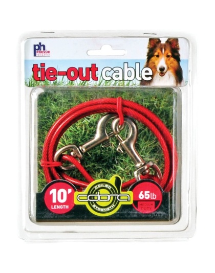 Prevue Pet Products 10 Foot Tie-out Cable Medium Duty