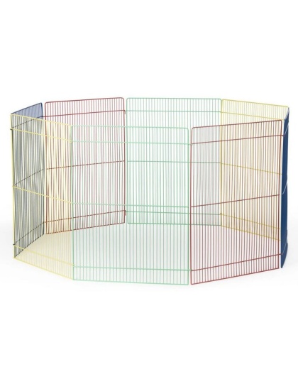 Prevue Pet Products Multi-color Pet Playpen 18 Inches Tall
