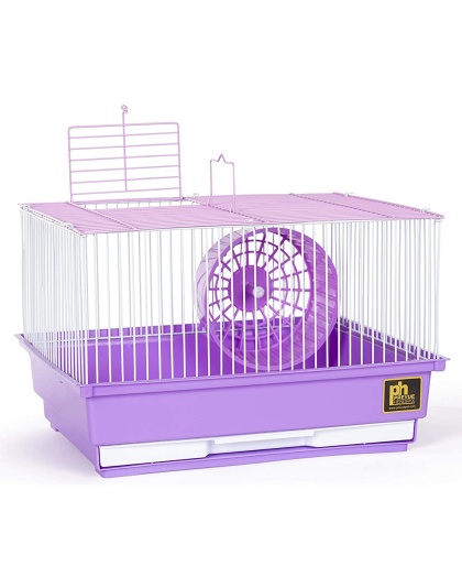 Prevue Pet Products Single-Story Hamster and Gerbil Cage - Purple