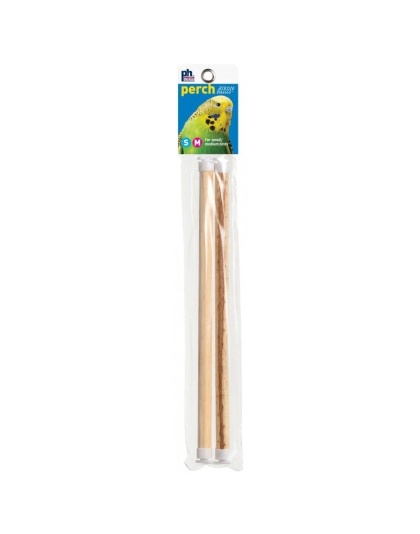 Prevue Birdie Basics Perch - Small/Medium Birds - 10in.L x 7/16in.W - 2 Pack