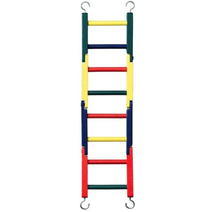 Prevue Carpenter Creations Hardwood Bendable 15in. Bird Ladder  - 1 count