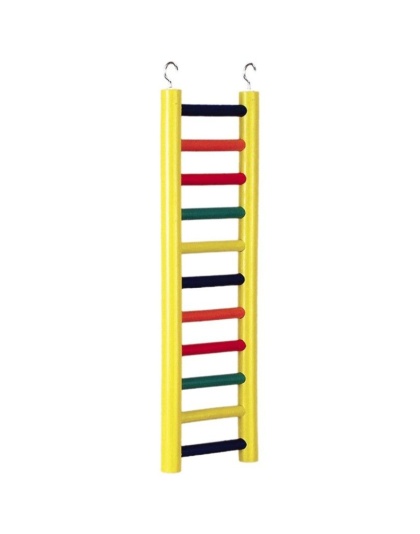 Prevue Carpenter Creations Hardwood Bird Ladder Assorted Colors - 11 Rung 18in. Long