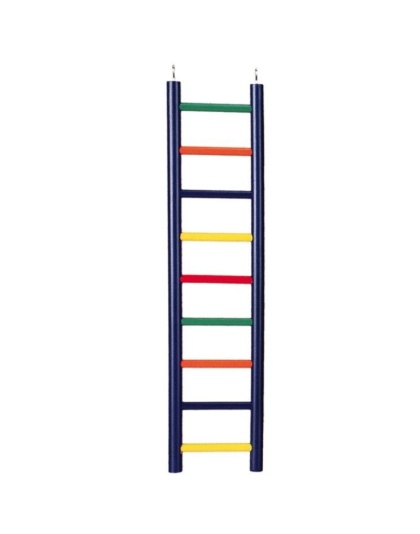 Prevue Carpenter Creations Hardwood Bird Ladder Assorted Colors - 9 Rung 18in. Long
