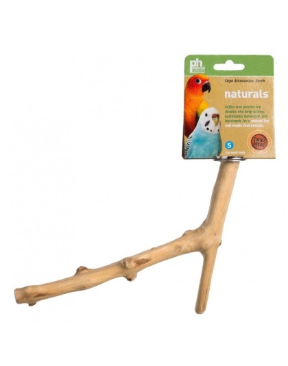 Prevue Naturals Y-Branch Perch - Coffea Wood - 9in.L x 1/2in.-1in.D - (Small Birds)