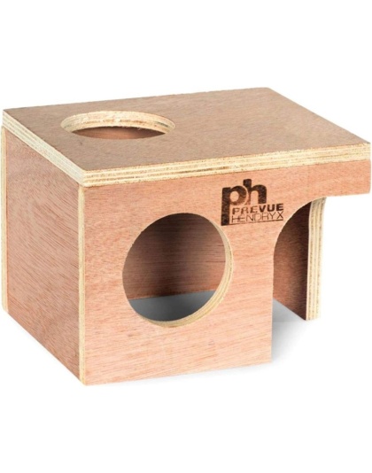 Prevue Wooden Hamster and Gerbil Hut for Hiding and Sleeping Small Pets - 1 count