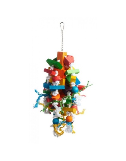 Prevue Bodacious Bites Wizard Bird Toy - 1 Pack - (Approx. 8.75in.L x 7.5in.W x 19.5in.H)