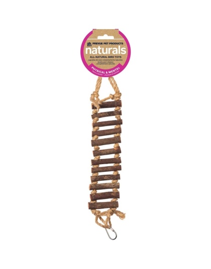 Prevue Naturals Wood and Rope Ladder Bird Toy - Medium - 1 count