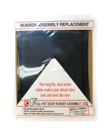 Pride Pet Doors Rubber Assembly Replacement Pet Door Flap - Large (18.5" Long x 13.5" Wide)