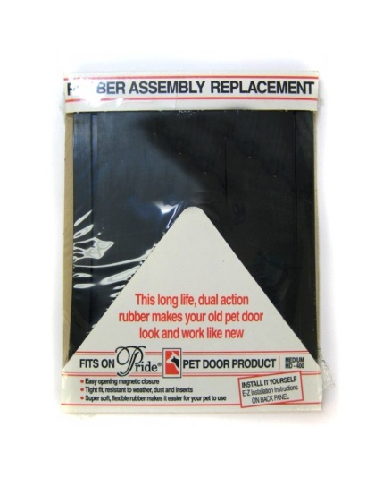 Pride Pet Doors Rubber Assembly Replacement Pet Door Flap - Medium (14.5" Long x 10.5" Wide)