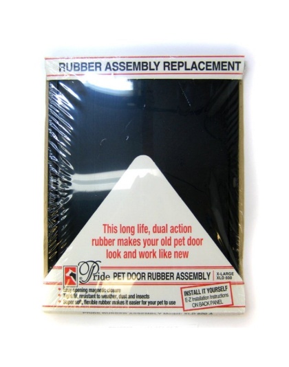 Pride Pet Doors Rubber Assembly Replacement Pet Door Flap - X-Large (21.5" Long x 16.5" Wide)