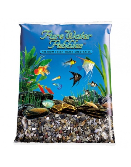 Pure Water Pebbles Aquarium Gravel - River Jack - 25 lbs (6.3-9.5 mm Grain)