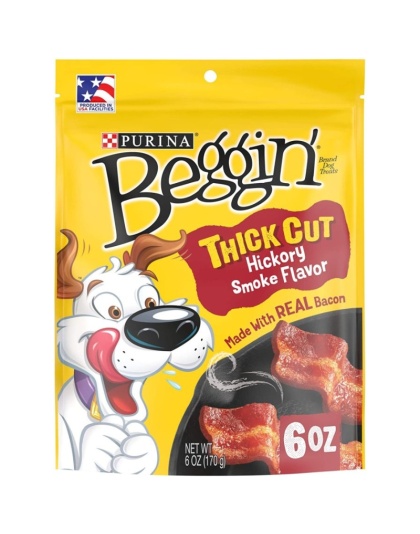Purina Beggin' Strips Thick Cut Hickory Smoke Flavor - 6 oz