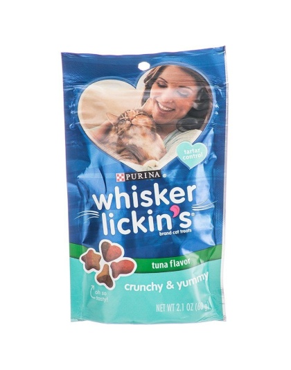 Purina Whisker Lickin's Crunch Lovers Tuna Flavored Cat Treats - 1.7 oz
