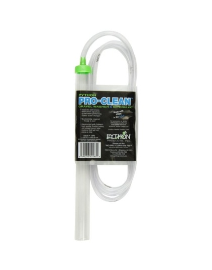 Python Pro-Clean Gravel Washer & Siphon Kit - Small - Aquariums 10-20 Gallons - (12"L x 1"D)