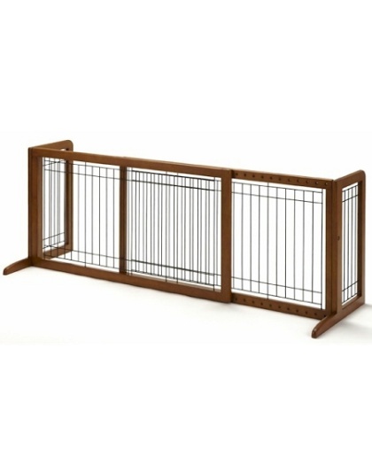 Large Bay Isle Freestanding Pet Gate