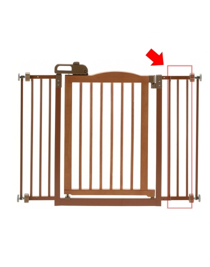 One-Touch Gate II Extension in Brown