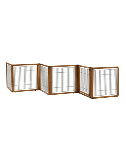 Richel Convertible Elite 6 Panel Pet Gate - Autumn Matte