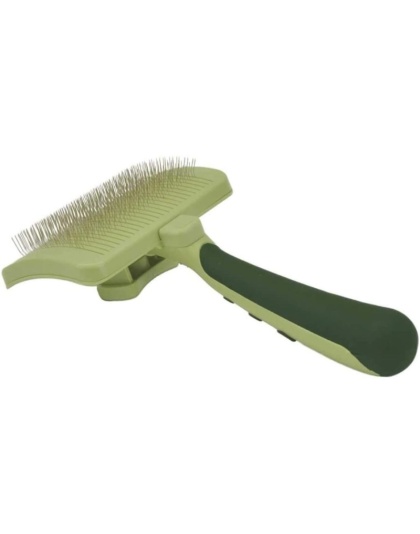 Safari Self Cleaning Slicker Brush - Medium Dogs - 7.5" Long x 4" Wide