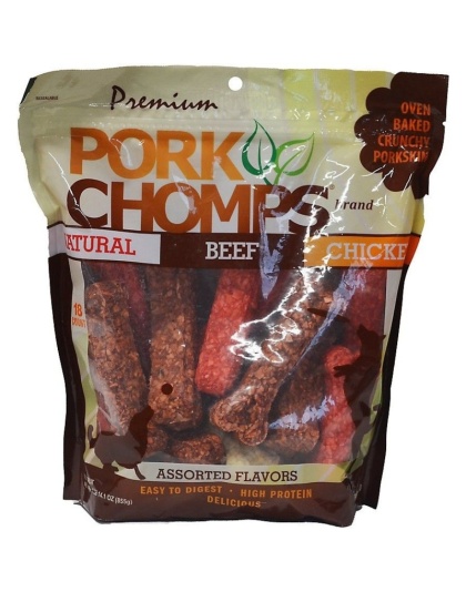 Nutri Chomps Premium Assorted Crunch Bones Dog Chews - 18 count