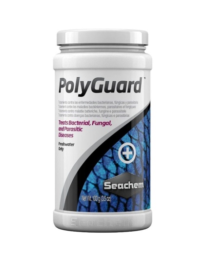 Seachem PolyGuard Treat Bacterial, Fungal, and Parasitic Diseases for Freshwater Aquariums - 3.5 oz