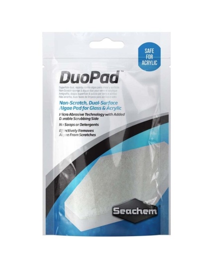 Seachem Duo Pad Non-Scratch Dual Surface Alge Pad for Glass and Acrylic - 1 count