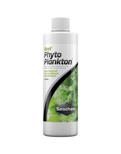 Seachem Reef Phytoplankton Unique Blend of Green and Brown Phytoplankton for Aquarums - 8.5 oz