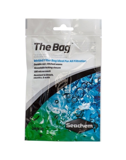 Seachem The Bag - Welded Filter Bag - 180 Micron Mesh Bag (1 Bag)