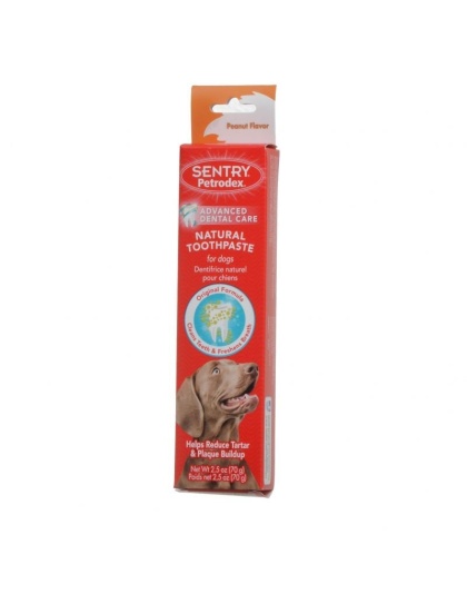 Petrodex Natural Toothpaste for Dogs - Peanut Flavor - 2.5 oz