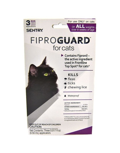 Sentry FiproGuard for Cats - 3 Doses