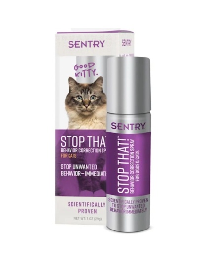 Sentry Stop That! Behavior Correction Spray for Cats - 1 oz