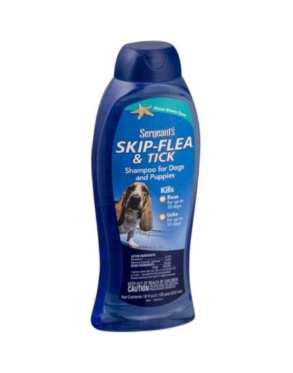 Sergeants Skip-Flea Flea and Tick Shampoo for Dogs Ocean Breeze Scent - 18 oz