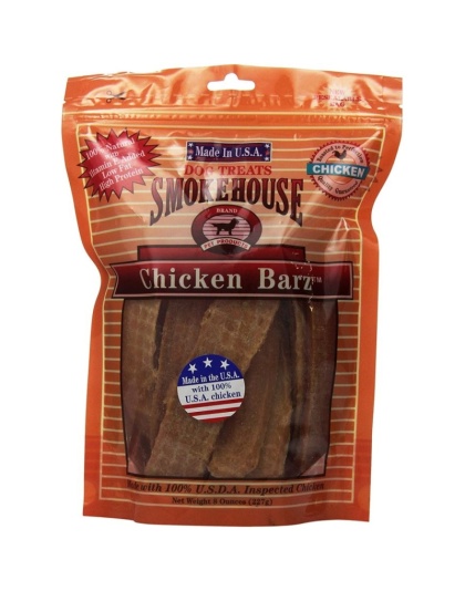 Smokehouse Chicken Barz Dog Treats - 8 oz