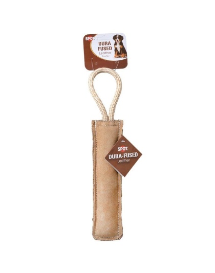Spot Dura-Fused Leather Retriever Stick Dog Toy - 15" Long