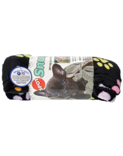 Spot Snuggler Rainbow Pawprint Pet Blanket - 30" x 40"
