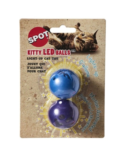 Spot Kitty LED Light Up Cat Toy - 2 count