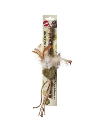 Spot Silver Vine Teaser Wand Cat Toy Assorted Styles - 1 count