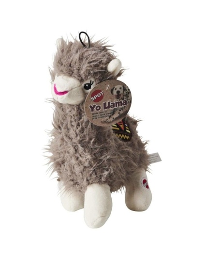 Spot Yo Llama Plush Dog Toy Assorted Colors - 1 count