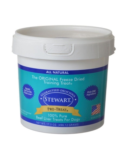 Stewart Pro-Treat 100% Pure Beef Liver for Dogs - 17.5 oz