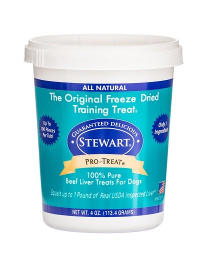 Stewart Pro-Treat 100% Pure Beef Liver for Dogs - 4 oz