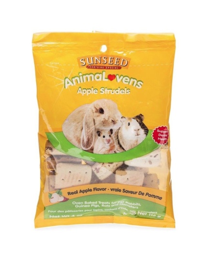 Sunseed AnimaLovens Apple Strudels for Small Animals - 4 oz