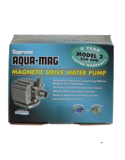 Supreme Aqua-Mag Magnetic Drive Water Pump - Aqua-Mag 2 Pump (250 GPH)