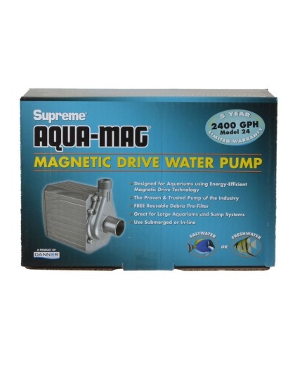 Supreme Aqua-Mag Magnetic Drive Water Pump - Aqua-Mag 24 Pump (2,400 GPH)