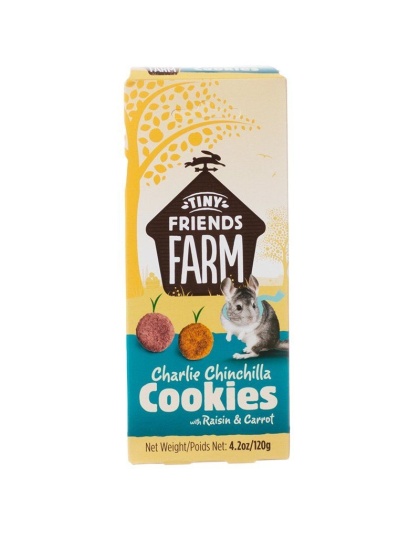 Tiny Friends Farm Charlie Chinchilla Cookies with Raisin & Carrot - 4.2 oz