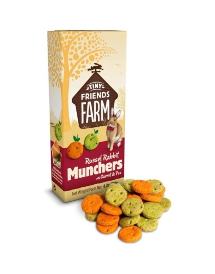 Tiny Friends Farm Russel Rabbit Munchers with Carrot & Leek - 4.2 oz