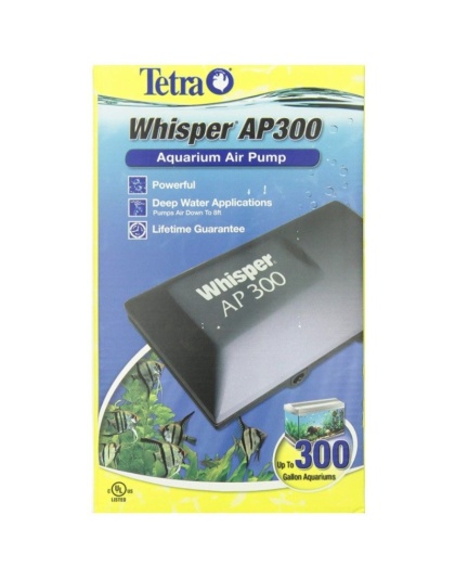 Tetra Whisper Air Pump - Deep Water - AP 300 - 2 Air Outlets (300 Gallons)