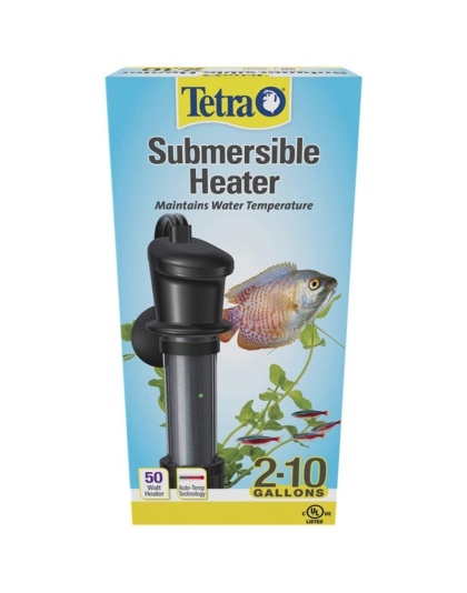 Tetra Submersible Heater - HT10 Heater - 50 Watt - (Aquariums 2-10 Gallons)