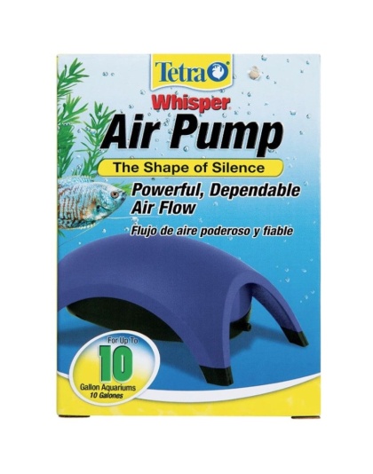 Tetra Whisper Aquarium Air Pumps - Whisper 10 - Up to 10 Gallons (1 Outlet)